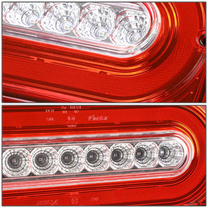 DNA LED Tail Lights Mercedes G500 G550 G55/G63/GLA45 AMG (99-17) w/ LED Light Bar - Red/Clear or Red/Smoked Lens