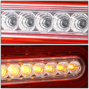 DNA LED Tail Lights Mercedes G500 G550 G55/G63/GLA45 AMG (99-17) w/ LED Light Bar - Red/Clear or Red/Smoked Lens