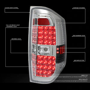 DNA LED Tail Lights Toyota Tundra (2014-2018) Clear / Smoked / Red Lens