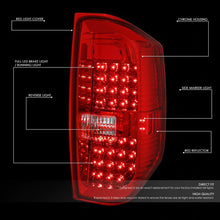 Load image into Gallery viewer, DNA LED Tail Lights Toyota Tundra (2014-2018) Clear / Smoked / Red Lens Alternate Image