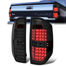 Load image into Gallery viewer, DNA LED Tail Lights Toyota Tundra (2014-2018) Clear / Smoked / Red Lens Alternate Image