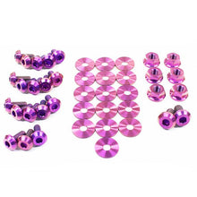 Load image into Gallery viewer, Dress Up Bolts Lexus IS300 SXE10/JCE10/GXE10 (98-05) Titanium Partial Engine Bay Kit - Purple Alternate Image