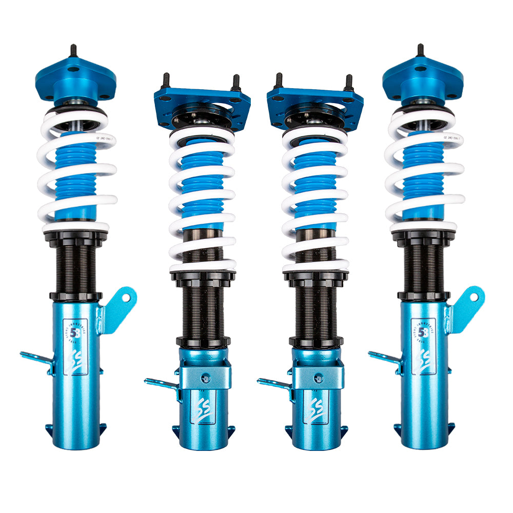 672.00 FIVE8 Coilovers Toyota MR2 AW11 (1985-1989) SS Sport w/ Front Camber Plates - Redline360