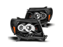 Load image into Gallery viewer, Raxiom Projector Headlights Toyota Tacoma (05-09) [Super White LED Halo] Black Housing/ Clear Lens - Default Title Alternate Image