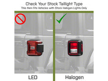 Load image into Gallery viewer, Raxiom Tail Lights Jeep Wrangler JL (18-23) [w/ Factory Halogen Lights] Black Housing / Smoked or Red Lens - Red Lens Alternate Image