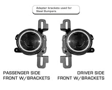 Load image into Gallery viewer, 40.46 Oracle LED Fog Light Adapter Brackets for Steel Bumper Wrangler - 5857-504 - Redline360 Alternate Image