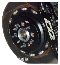 Load image into Gallery viewer, Project Kics Duralumin Wide Tread Spacer Cover - Red / Blue / Black - Black Alternate Image