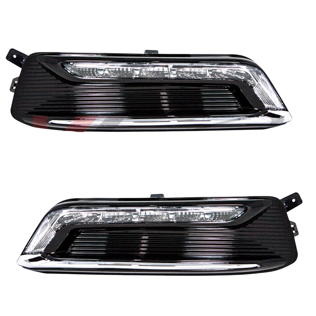 Winjet DRL Fog Lights Chevy Impala (2014-2020) Clear Lens