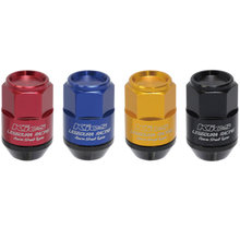 Load image into Gallery viewer, Project Kics Lock &amp; Lug Nut Set [Leggdura Racing - 35mm Closed-End - 20 PCS - 12x1.5 or 12x1.25] Red / Blue / Gold / Black - M12X1.50 / Red Alternate Image