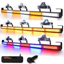 Load image into Gallery viewer, 89.99 Xprite 35" G1 Warrant Series Traffic Advisor COB LED Strobe Light Bar - Red-Blue/White-Amber/Amber - Redline360 Alternate Image
