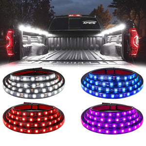 26.99 Xprite Spire Series LED Truck Bed Light Strips - Blue / Pink / Red / White - Redline360