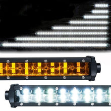 Load image into Gallery viewer, Xprite LED Light Bar with Amber Backlight (Double Row) Sunrise Series - 9.5" &amp; 22" - 9.5" Alternate Image
