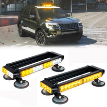 Load image into Gallery viewer, Xprite Rooftop Strobe Light Pursuit 14.5" LED Series w/ Magnetic Base - Amber / Mixed - Amber Alternate Image
