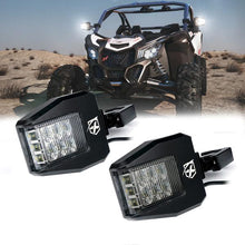 Load image into Gallery viewer, 134.99 Xprite UTV Multi-Angle Side Mirrors LED Spot Lights and Anti-Glare Mirrors - Clear / Smoke - Redline360 Alternate Image