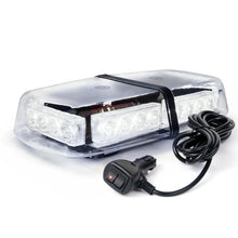 Load image into Gallery viewer, Xprite Beta Series 12W LED Rooftop Strobe Light with Magnetic Base - Blue/Red/Red-Blue/White/White-Amber/Amber - Blue Alternate Image