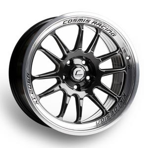 297.00 Cosmis Racing XT-206R Wheels (18x9) [Black w/ Machined Lip +33mm Offset] 5x114.3 - Redline360