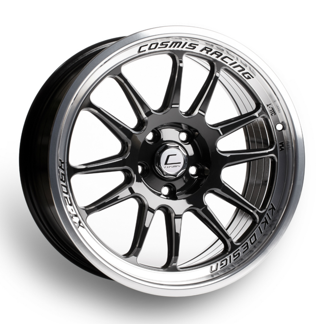 297.00 Cosmis Racing XT-206R Wheels (18x9) [Black w/ Machined Lip +33mm Offset] 5x100 - Redline360