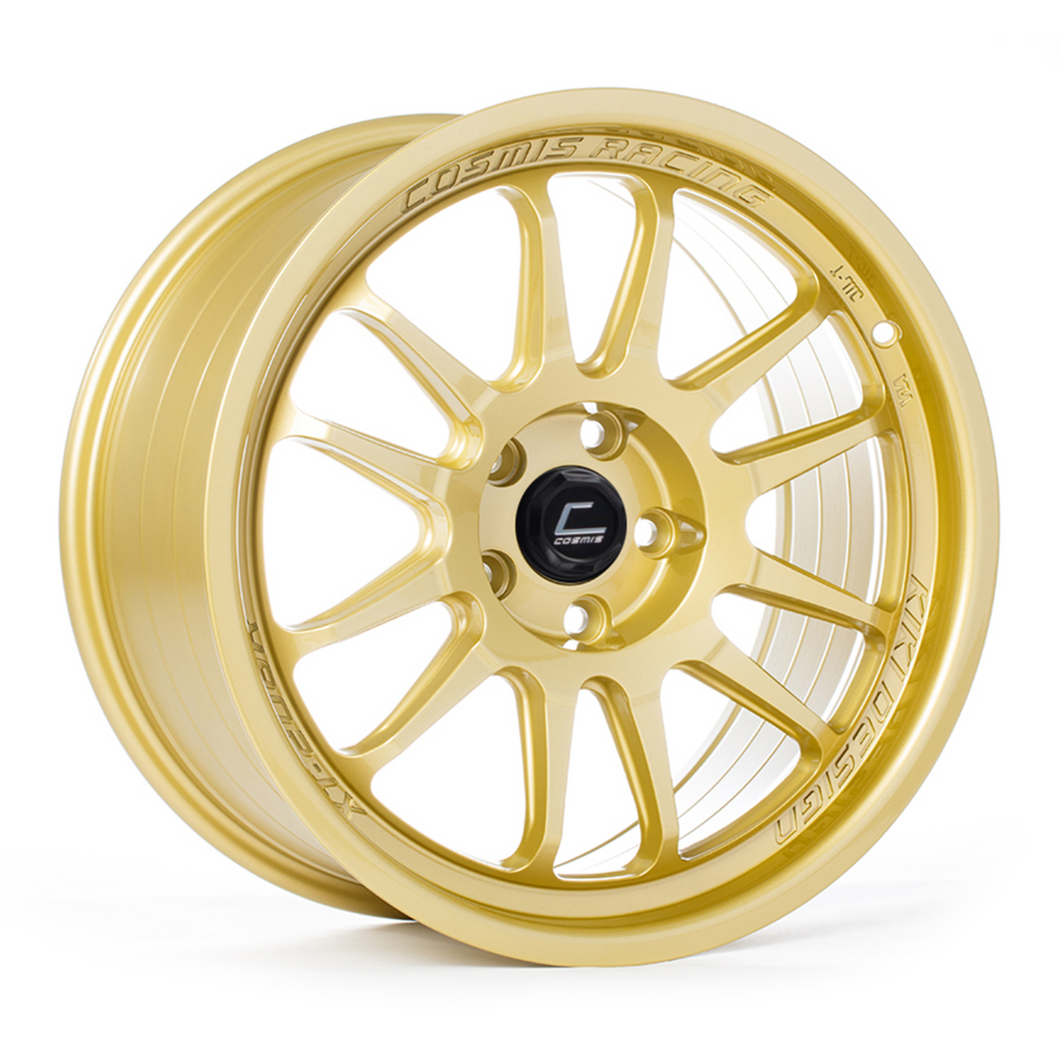 243.00 Cosmis Racing XT-206R Wheels (17x8) [Gold +30mm Offset] 5x114.3 - Redline360