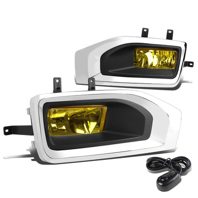 DNA Fog Lights GMC Yukon (15-18) w/ Switch & Wiring Harness - Amber / Clear / Smoked Lens