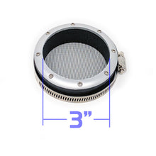 Load image into Gallery viewer, 49.00 Rev9 Turbo Inlet Mesh Guard / Filter (3&quot; or 4&quot;) Silver - One Piece - Redline360 Alternate Image