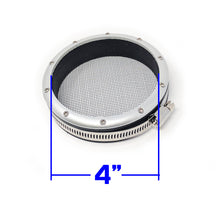 Load image into Gallery viewer, 49.00 Rev9 Turbo Inlet Mesh Guard / Filter (3&quot; or 4&quot;) Silver - One Piece - Redline360 Alternate Image