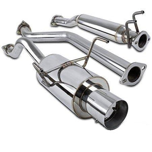 144.95 Spec-D Tuning Exhaust Acura RSX Type-S (02-06) N1 Muffler w/ Polished or Burnt Blue Tip - Redline360