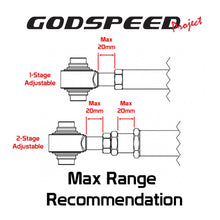 Load image into Gallery viewer, 255.00 Godspeed Control Arms VW Golf / Golf R MK6 (10-14) Front Lower Adjustable Arms - Redline360 Alternate Image