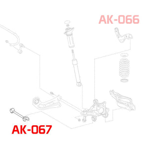 153.00 Godspeed Toe Arms Toyota Prius (16-22) Prius Prime (17-22) Rear Arms - Redline360