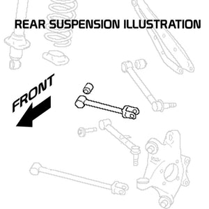 127.50 Godspeed Camber Kit Lexus IS250 / IS300 / IS350 (06-17) Rear V1 - Upper Forward Arms - Redline360