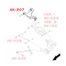 Load image into Gallery viewer, 255.00 Godspeed Camber Kit Infiniti G35 Coupe (03-07) G35 Sedan (03-06) Rear Upper Arms - Pair - Redline360 Alternate Image