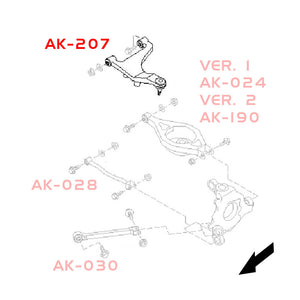 255.00 Godspeed Camber Kit Infiniti G35 Coupe (03-07) G35 Sedan (03-06) Rear Upper Arms - Pair - Redline360