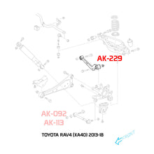 Load image into Gallery viewer, 170.00 Godspeed Camber Kit Toyota RAV4 (2006-2018) Rear Upper Control Arms w/ Spherical Bearings - Redline360 Alternate Image