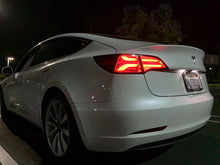 Load image into Gallery viewer, AlphaRex Tail Lights Tesla Model 3 (17-22) Model Y (20-22) Pro Series LED Jet Black - Default Title Alternate Image