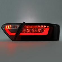 Load image into Gallery viewer, Spyder LED Tail Lights Audi A5 (2008-2012) Black or Red Clear - OEM Halogen / Black Alternate Image