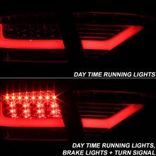 Load image into Gallery viewer, Spyder LED Tail Lights Audi A5 (2008-2012) Black or Red Clear - OEM Halogen / Black Alternate Image