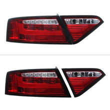 Load image into Gallery viewer, Spyder LED Tail Lights Audi A5 (2008-2012) Black or Red Clear - OEM Halogen / Black Alternate Image