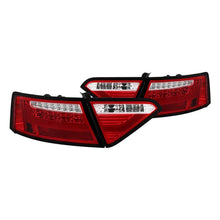 Load image into Gallery viewer, Spyder LED Tail Lights Audi A5 (2008-2012) Black or Red Clear - OEM LED / Red Clear Alternate Image