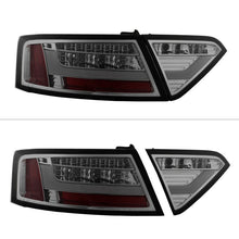 Load image into Gallery viewer, Spyder LED Tail Lights Audi A5 (2008-2012) Black or Red Clear - OEM Halogen / Black Alternate Image