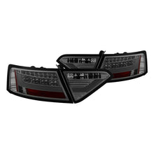 Load image into Gallery viewer, Spyder LED Tail Lights Audi A5 (2008-2012) Black or Red Clear - OEM Halogen / Black Alternate Image