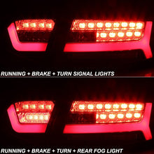 Load image into Gallery viewer, Spyder LED Tail Lights Audi A6 (2009-2011) Black or Red Clear - Black Alternate Image