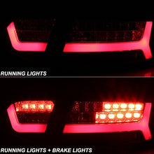 Load image into Gallery viewer, Spyder LED Tail Lights Audi A6 (2009-2011) Black or Red Clear - Black Alternate Image