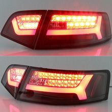 Load image into Gallery viewer, Spyder LED Tail Lights Audi A6 (2009-2011) Black or Red Clear - Black Alternate Image