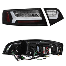 Load image into Gallery viewer, Spyder LED Tail Lights Audi A6 (2009-2011) Black or Red Clear - Black Alternate Image