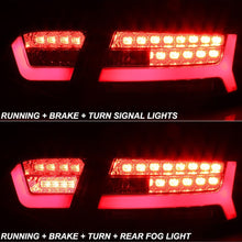 Load image into Gallery viewer, Spyder LED Tail Lights Audi A6 (2009-2011) Black or Red Clear - Black Alternate Image