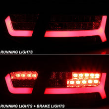 Load image into Gallery viewer, Spyder LED Tail Lights Audi A6 (2009-2011) Black or Red Clear - Black Alternate Image