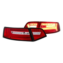 Load image into Gallery viewer, Spyder LED Tail Lights Audi A6 (2009-2011) Black or Red Clear - Red Clear Alternate Image