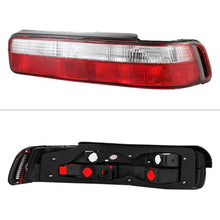 Load image into Gallery viewer, Spyder Euro Style Tail Lights Acura Integra Coupe (1990-1993) Black or Red Clear - Black Alternate Image