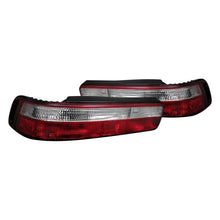 Load image into Gallery viewer, Spyder Euro Style Tail Lights Acura Integra Coupe (1990-1993) Black or Red Clear - Red Clear Alternate Image