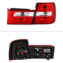 Load image into Gallery viewer, 127.75 Spyder Euro Style Tail Lights BMW 5 Series E34 (1988-1995) Red Clear - Redline360 Alternate Image