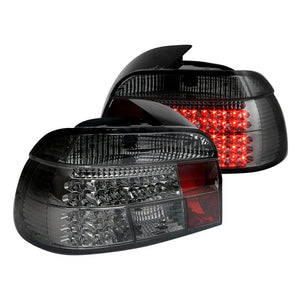 221.96 Spyder LED Tail Lights BMW 5 Series E39 (97-00) Red Clear or Smoke - Redline360